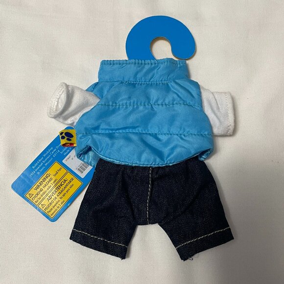 Build a Bear Smallfrys Outfit Vest Set with Jeans New with Tags - Picture 2 of 2